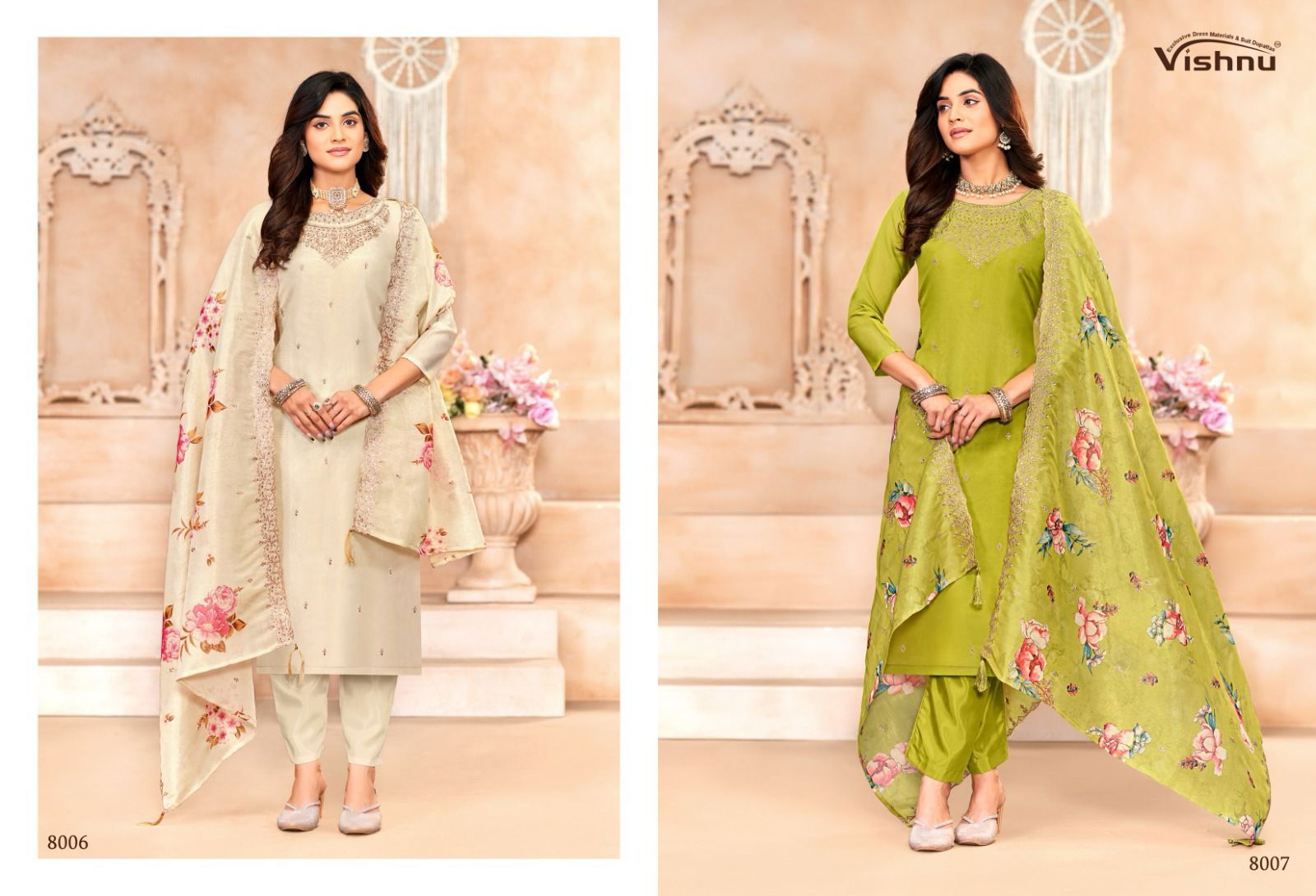 Sajada By Vishnu Shimmer Dress Material Wholesale Market In Surat With Price
